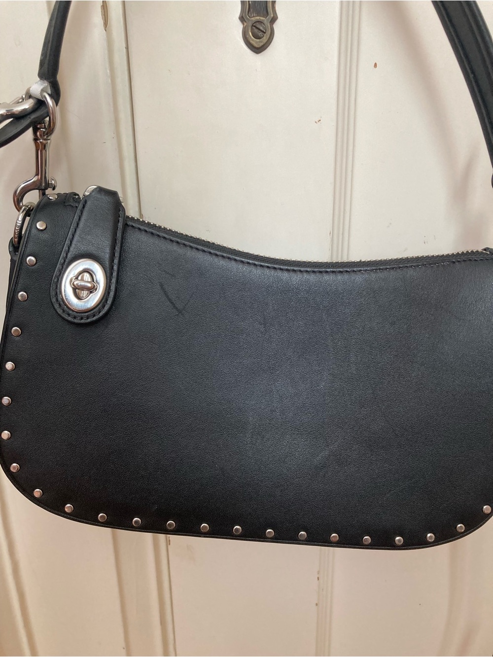 Coach Swinger Bag with Rivets - Picture 2 of 6